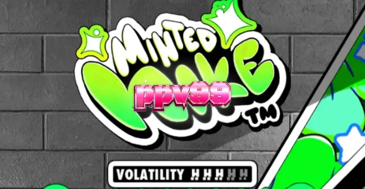 Tampilan grafis urban dan neon pada slot Minted Mike dari Hacksaw Gaming